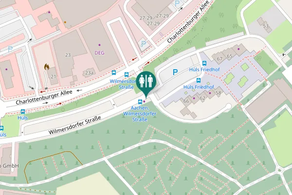 Map showing location of Wilmersdorfer Straße 5 Toilet