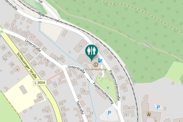 Map showing location of Papiermühlenstraße 1 Toilet