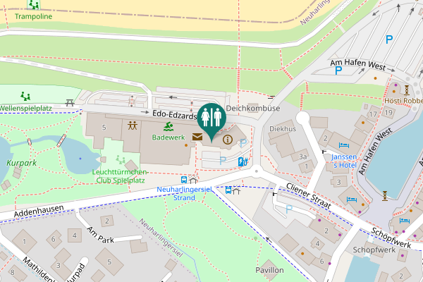 Map showing location of Edo-Edzards-Straße 1 Toilet
