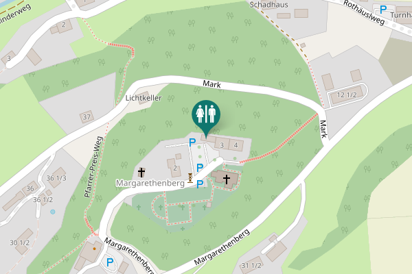 Map showing location of 3 Toilet