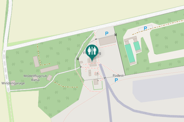 Map showing location of Siedlungsstraße 51 Toilet