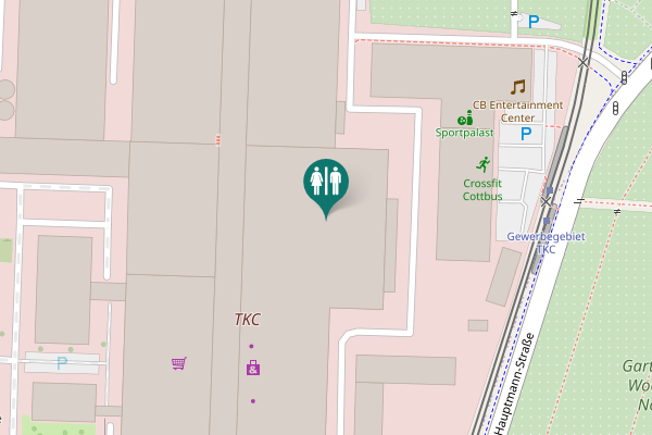 Map showing location of Gerhart-Hauptmann-Straße 15 Toilet