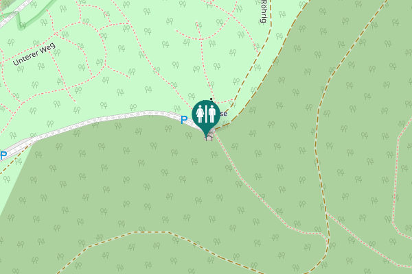 Map showing location of Röhrig Toilet