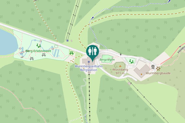 Map showing location of Kuhlager Weg Toilet