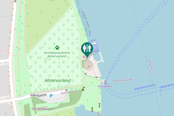 Map showing location of Fährdamm 13 Toilet