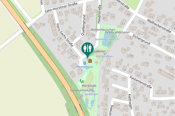 Map showing location of Hans-Sachs-Straße 60 Toilet