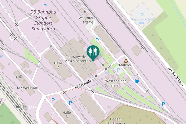Map showing location of Ladestraße 17 Toilet