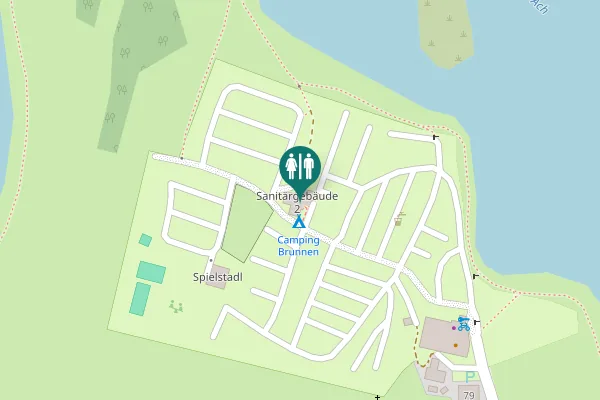 Map showing location of Seestraße 81 Toilet