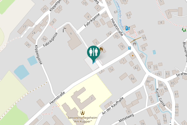 Map showing location of Fabrikgasse 5a Toilet