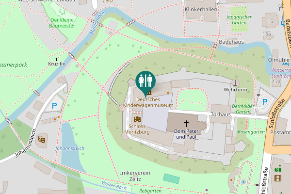 Map showing location of Schloßstraße 6 Toilet