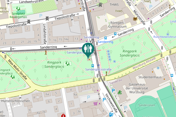 Map showing location of Franz-Rauhut-Straße 30 a Toilet
