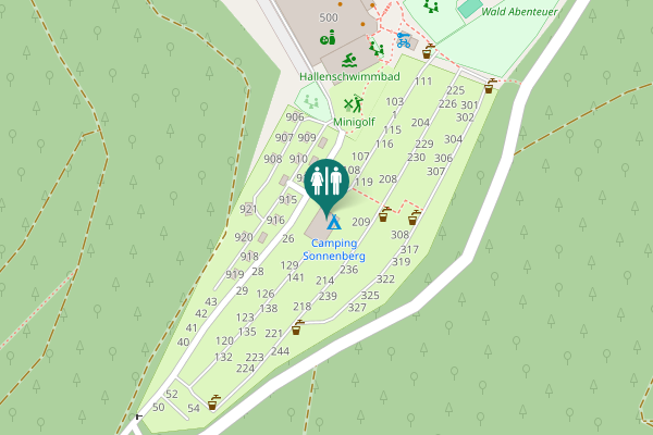 Map showing location of 109 Toilet