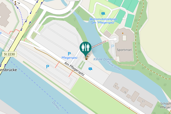 Map showing location of Am Pflegerspitz 5 Toilet