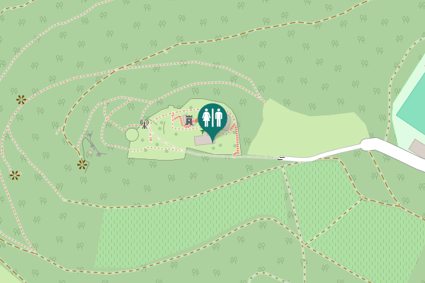 Map showing location of Landsbergstraße Toilet
