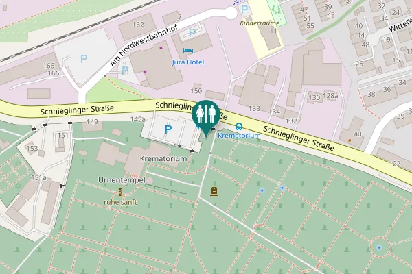 Map showing location of Schnieglinger Straße 145 Toilet