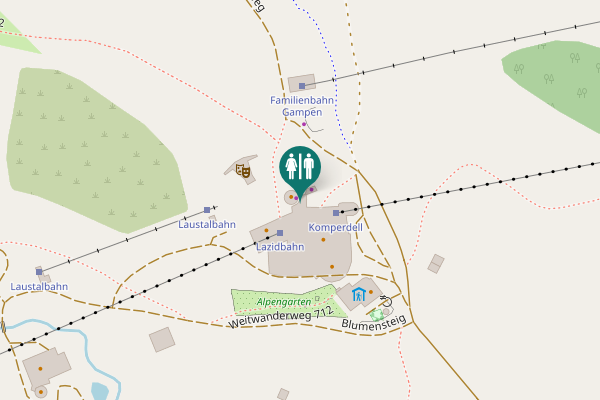 Map showing location of 117 Toilet