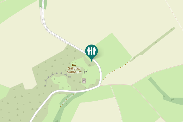 Map showing location of Nußbaum Toilet
