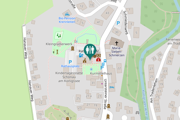Map showing location of Rathausplatz 1 Toilet
