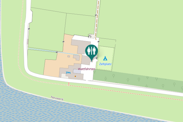 Map showing location of 4 Toilet