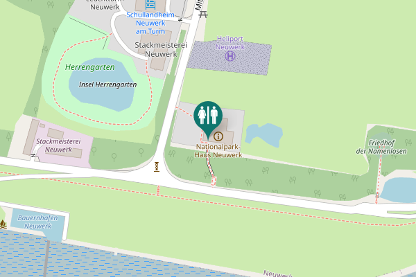 Map showing location of 6 Toilet