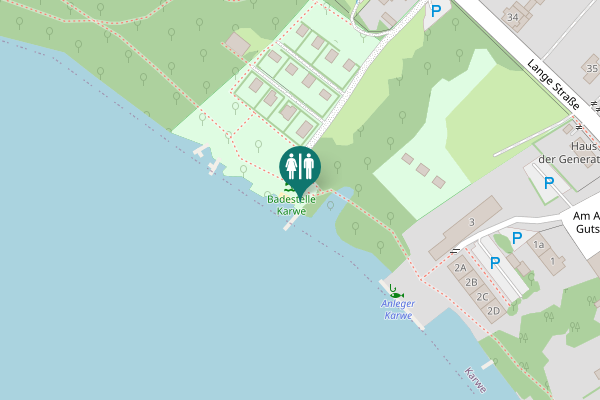 Map showing location of Am Alten Gutshof 3 Toilet