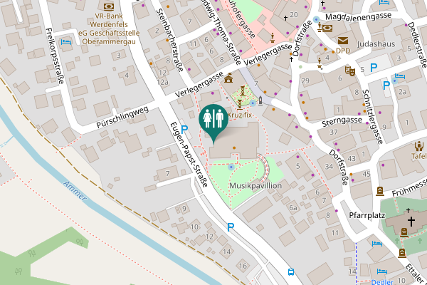 Map showing location of Eugen-Papst-Straße 9a Toilet
