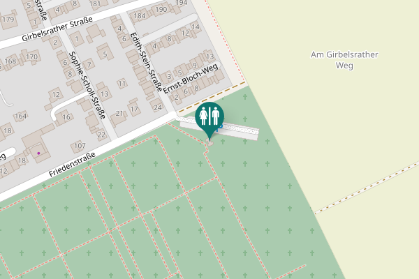 Map showing location of Ernst-Bloch-Weg 8 Toilet