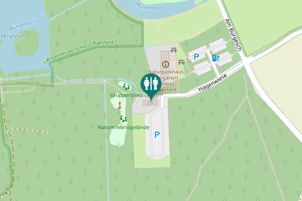 Map showing location of Hagenwiese 29 Toilet