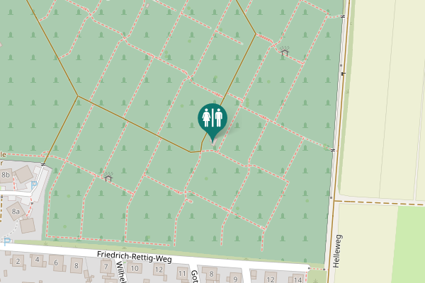 Map showing location of Friedrich-Rettig-Weg 12 Toilet