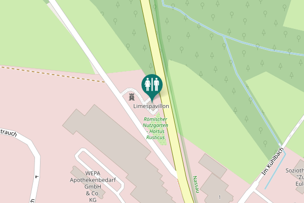 Map showing location of L 310 Toilet