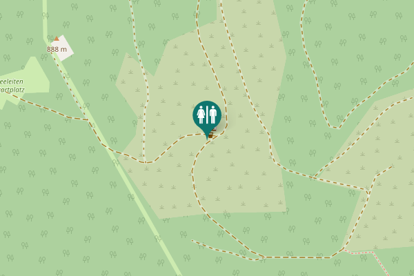 Map showing location of Forststraße Bramosen Toilet