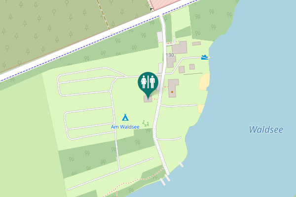 Map showing location of Husarenstraße 130 Toilet