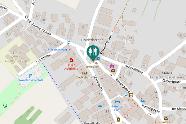 Map showing location of Marktplatz 1 Toilet