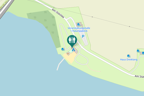 Map showing location of Am Stausee 1 Toilet