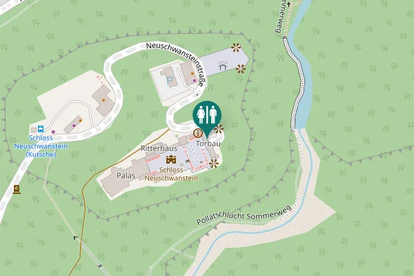 Map showing location of Neuschwansteinstraße Toilet