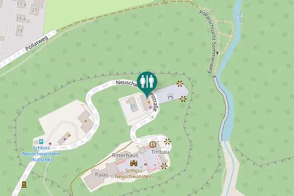 Map showing location of Neuschwansteinstraße 20 Toilet