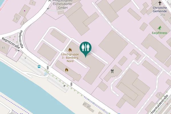 Map showing location of Margaretendamm 40 Toilet