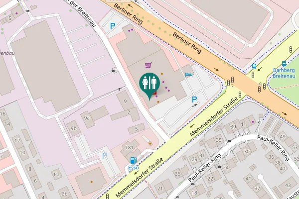 Map showing location of An der Breitenau 2 Toilet