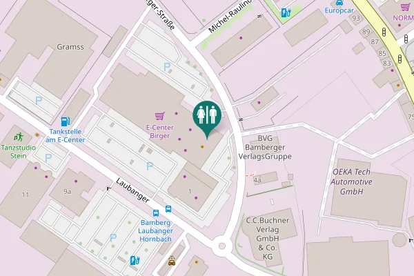 Map showing location of Dr.-Robert-Pfleger-Straße 1 Toilet