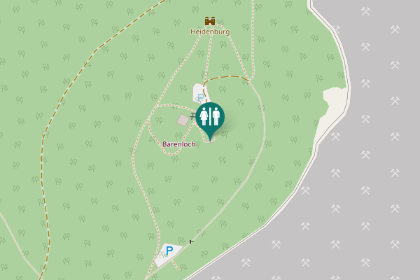 Map showing location of Hainweg 19 Toilet