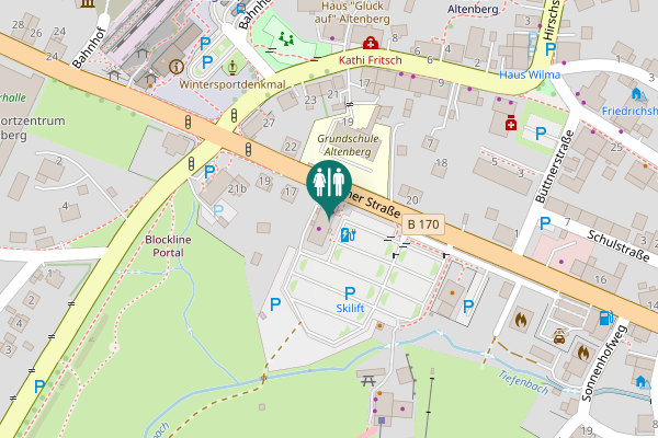 Map showing location of Dresdner Straße 17a Toilet