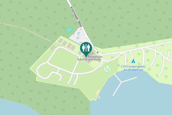 Map showing location of Klätnower Weg 1 Toilet
