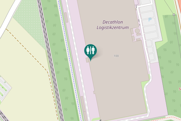 Map showing location of Grenzhöfer Straße 100 Toilet