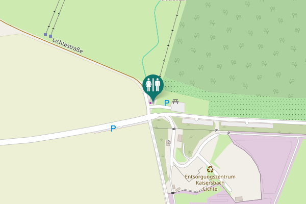 Map showing location of Lichtestraße 1 Toilet