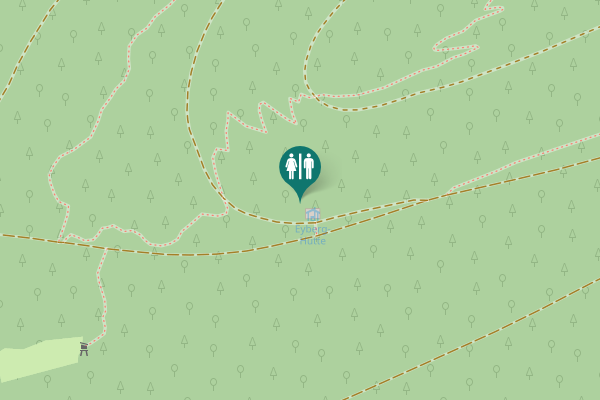 Map showing location of Preußenpfad Toilet
