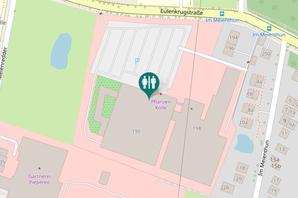 Map showing location of Eulenkrugstraße 190 Toilet