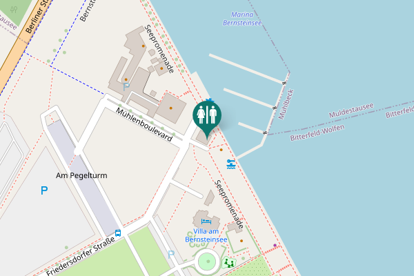 Map showing location of Seepromenade 6 Toilet