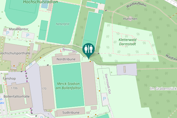 Map showing location of Lichtwiesenweg 5 Toilet