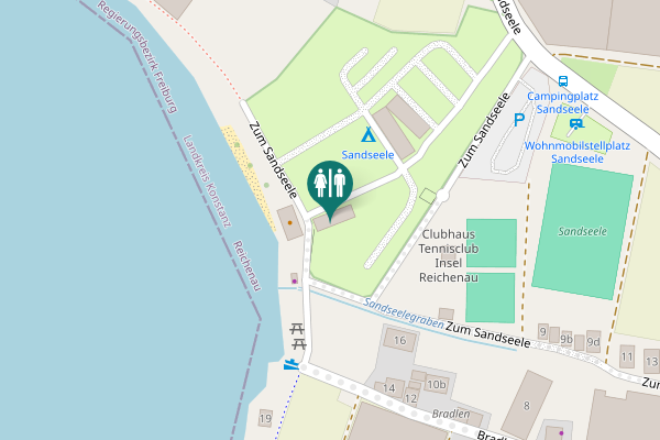 Map showing location of Bradlengasse 24 Toilet