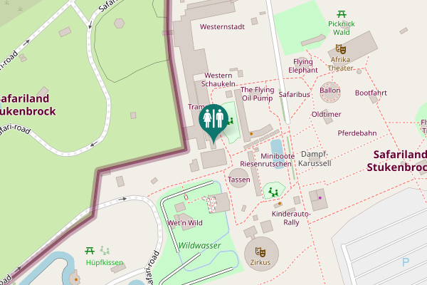 Map showing location of Mittweg 16 Toilet